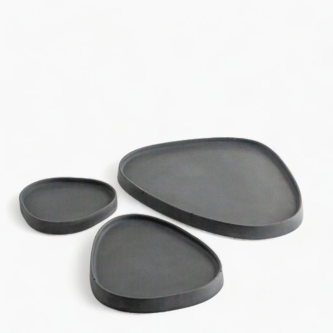 3er Set Anthrazit